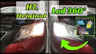 SUSTITUIR H7 POR H7 LED 360°✨