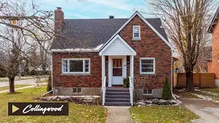 A real estate listing on 384 Saint Marie Street, Collingwood, Ontario.
