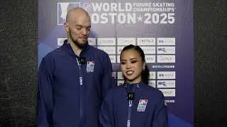 Ellie Kam & Danny O&rsquo;Shea Recap Short Program Performance | 2025 World Figure Skating Championships