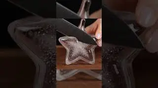 Cutting Glass Star Apple ⭐🍏 ASMR #ai #asmr #aiart #asmrsounds #satisfyingvideo #glassfruit