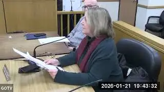 Village of Ossining Legislative Meeting 1 21 2026