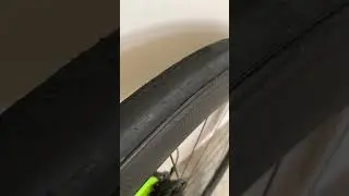 Road Bike Tires After 4 Months of Indoor Training 🚲 #shorts #cycling #bikes #zwift #ride