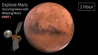 Explore Mars: Stunning Views from NASA's Mars Reconnaissance Orbiter with Relaxing Music