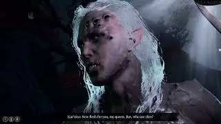Kar'niss' reaction when you fail performance with Spider's Lyre.