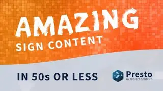 How to create amazing LED Sign Content in 50 seconds with Project Content