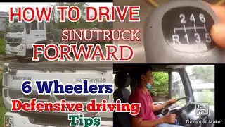 HOW TO DRIVE SINUTRUCK forward 6 Wheelers 6 SPEED