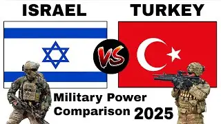 Israel vs Turkey Military Power Comparison 2025 | Turkey vs Israel Military Power Comparison 2025