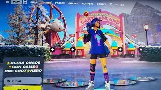 Fortnite xp map ultra chaos gungame one shot hero ! 