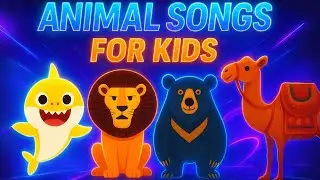 Compilation of Lion, Sloth Bear, Desert Camel & Baby Shark What do you do? | Animal songs for kids