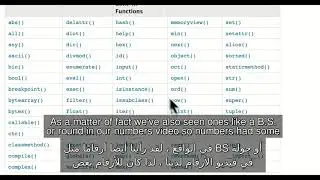 2.21  Built In Functions + Methods