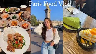PARIS FOOD VLOG part 1| Japanese Udon, Matcha desserts and Korean food!