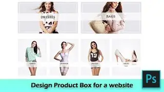 Design Product Box for a Shopping website in Photoshop || UI Dev