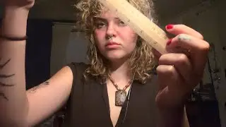 ASMR measuring you, kinda fast and aggressive