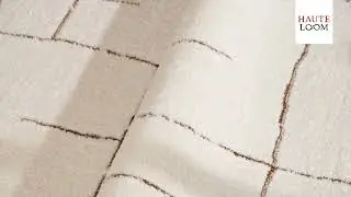Koume Ivory & Brown Area Rug