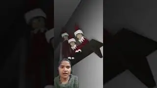 Creepy Elf on the shelf #shorts #scary#christmas#ytshorts #viral#scared #youtubeshorts #youtubevideo