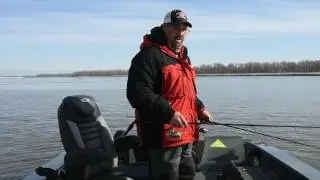 Marking fish on the side scan early spring-mikepelusoutdoors.com