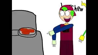 HAMBURGER MAC AND CHEESE ( Zaney and Zoogina animation )