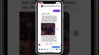 Regenerative Medicine Bot Funnel for Messenger