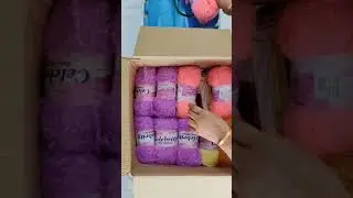 Yarn Unboxing by lets all crochet #shorts