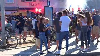 La fin de la rencontre France-Croatie - 15 juillet 2018