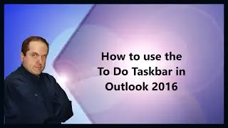 Как использовать панель задач &laquo;To Do&raquo; в Outlook 2016