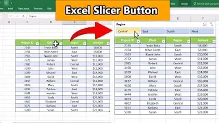 Excel Slicer Button Making | Excel Tips & Tricks - 2 | 4k