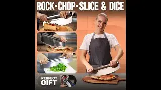 KitchenStar 16-Inch Pizza Cutter Rocker Blade Sharp Stainless Steel Slicer Knife