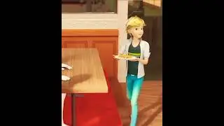 Marinette and Adrien being clumsy straight for 15 seconds &hearts;️
