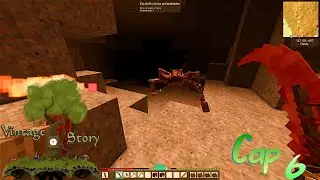Una cueva peligrosa y cofres en Vintage Story Cap. 6