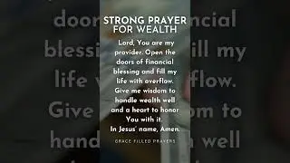 Unlock #wealth #morningprayer #jesuslovesyou #faith #love #hope #blessed #wisdom #viral #gospel