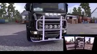 Scania R Tech skin MOD | Euro Truck Simulator 2 | Portrait Triple Monitor
