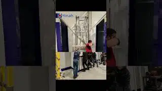 Real-Time Installation of a Powder Dip Coating Line | #shorts  #powdercoatingline #coatingline