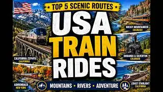 Best Top 5 Scenic Train Journeys Across America | WorldCity Explorer