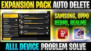 How to fix Expansion pack auto delete problem in Free Fire and free fire max 100% solve after update