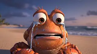 A Tiny Crab’s Brave Cry for Help as His Best Friend Drifts Away