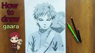How to draw gaara ? Let's see. esay steps.✍️ likes and subscribe The Harshil Artist .