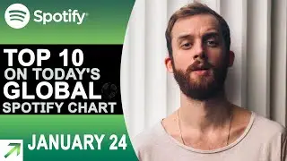 Top 10 on Today's Global Spotify Chart (1/24/22)