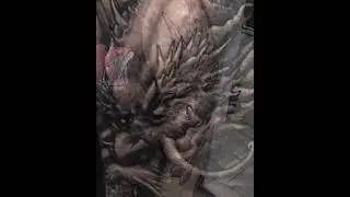 Arm tattoo at Playa del Carmen