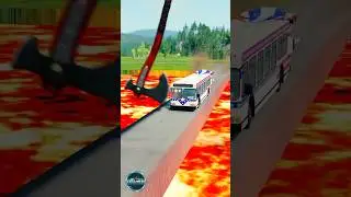 Which Colour Car Will Win ❓ #automobile #cargames #games #beamng #beamngdrive #racing #shorts