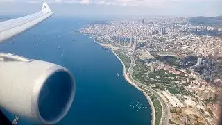 [4K 60fps] Qatar Airways Airbus A330-300 landing into Istanbul (SAW)