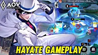 AOV : HAYATE GAMEPLAY | IN ABYSSAL LANE - ARENA OF VALOR LI&Ecirc;NQU&Acirc;NMOBILE ROV