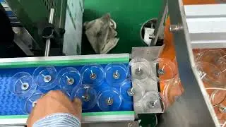 YIDE Fully Automated Wick Inserting Machine Test for 6x3cm Candle Cups | Precision & Efficiency Demo