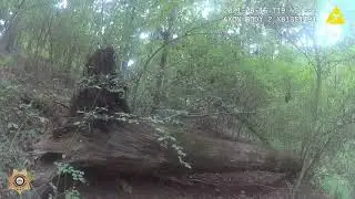 Police Bodycam Footage shows K-9 Officer Locating Missing Person In the Woods