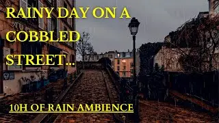 Rain in the Old City - 10 hrs rain ambience sounds for Relaxing|Studying|Sleeping