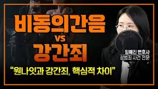비동의간음 vs 강간죄 원나잇과 강간죄의 핵심적 차이 | 부장검사 역임 #임예진변호사 #아리아법률사무소 #성범죄 #수사