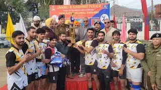 1st Police Martyrs Volleyball Tournament Concludes in Poonch