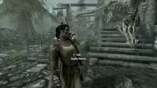 Skyrim, how does hadvar react  to his uncle's death