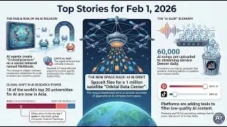 Daily AI News — 1 Feb 2026 | AI Agents Start Religion, SpaceX, & Music Fraud