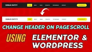 🔥 Step-by-Step: Change ELEMENTOR Header on Page Scroll | WordPress Tutorial 2025