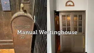 AMAZING Fast Manual 1920s Westinghouse Elevators
